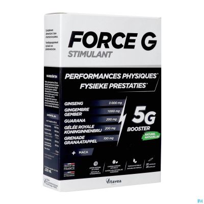 Force g Stimulant Fysieke Prestaties Drinkb. Amp20