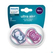 Philips Avent Fopspeen +18m Ultra Air Olifant&love