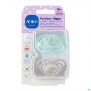 Mam Perfect Night Fopspeen Silic. Pure 16m+ Uni 2