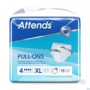 Attends Pull-Ons 4 Xl 1X18