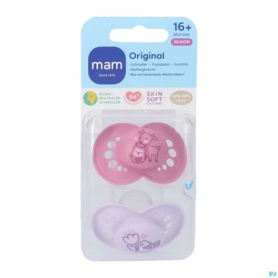 Mam Fopspeen Original Pure Siliconen 16m+ Meisje