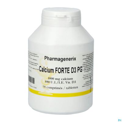 Calcium Forte D3 Pharmagenerix Kauwtabl 90
