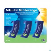 NIQUITIN MINILOZENGE 60 X 2 MG