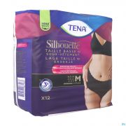 Tena Silhouette Plus Noir Lage Taille M 12 780203