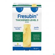Fresubin Thickened Level 3 Drink Vanille 4 X 200 ml