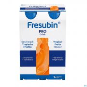 Fresubin Pro Drink Tropische Vruchten Fl 4X200Ml
