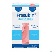 Fresubin Energy Fibre Drink 200Ml Fraise/aardbei