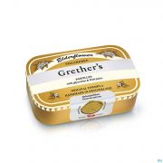 Grethers Blackcurrant Pastilles Sureau Jus Fruits Sans Sucre 110 g