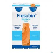 Fresubin Energy Drink Fruits Tropicaux 4 X 200 ml