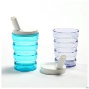 Gobelet Rainures 2 Becs Transparent + 2 Becs 4+8 Mm Advys - Produit 1