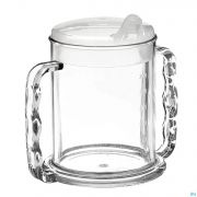 Drinkbeker Transp 2 Handvat. Stand.285Ml Homecraft - Product 1