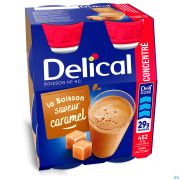Delical Hp Hc Concentre Caramel 4 X 200 ml