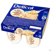 Delical Riz Au Lait Vanille 4 X 200 g