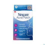 Nexcare 3M Dunne&transparante Acnepleister 15X12Mm