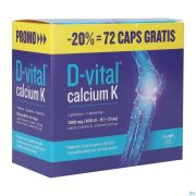 Will Pharma D-Vital Calcium K Caps 2X180 Promo
