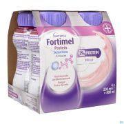 Fortimel Protéine Sensations 2.4 Kcal Saveur Fraise givrée 4 X 200 ml