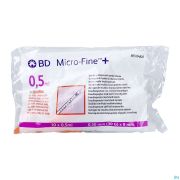 Embecta Bd Microfine+ Seringue Insuline 0,5 ml 30G 8 Mm (10)