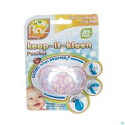 Raz Baby Keep It Clean Fopsp Pink+Flower/heart - Detail 1