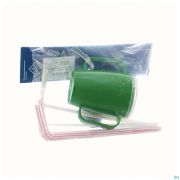 Appeg Ziekenbeker+Rietje Eltex Wit - Detail 1