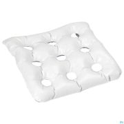 Advys Coussin D’Assise gonflable Pour La Baignoire Sur Ventouses - 45,5 X 45,5 Cm - Blanc - Produit 1