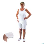 Suprima Body Manche Courte Zip Jambe Blanc S - Produit 1