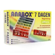 Pillendoos Anabox 7 X 5 Rainbow Nl - Detail 1