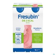 Fresubin Db 2 Kcal Drink Aardbei 4X200Ml