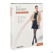 Veinax Knie-kous Vrouw Microtrans 3 Lang Zwart M4