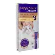 Feliway Happy Snack Chicken Sticks 6 X 15 G