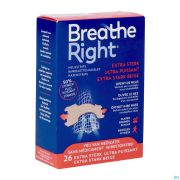 Breathe Right Neusstrips Extra Sterk 26