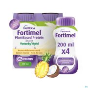 Fortimel Plantbased Pr. 2kcal Anan.-kokosn.4x200ml
