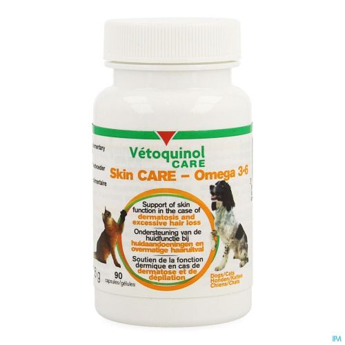 Vetoquinol Care Omega 3-6 Skin Care Caps 90