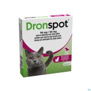 Dronspot 96mg/24mg Spot-on Chat Grand 5-8kg Pip 2