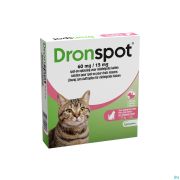DRONSPOT CAT SPOT ON 2,5-5 KG 2 PIPETTES