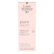 Widmer Pured Gel Nettoyant Visage N/parf 125ml
