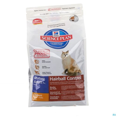 Hills Sc.plan Feline Hairball Control Senior 1,5kg