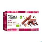 Celiane Melkchoco Staafjes Bio 130g 4589 Revogan