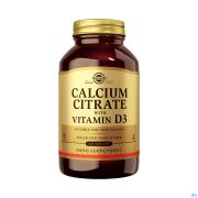 Solgar Calcium Citraat Vitamin D-3 Comp 240