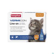 Beaphar Vermicon Line-on Chaton 3x0,75ml