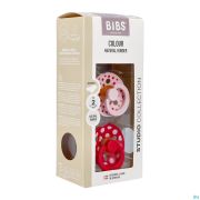 Bibs 2 Fopspeen Anatomic Studio Duo Polka Bl/apple