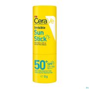 Cerave Sun Onzichtbare Zonnestick Spf50+ 8g