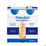 Fresubin Pro Compact Hazelnoot 4x125ml