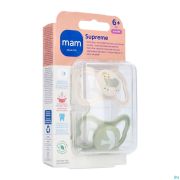 Mam Supreme Fopspeen Silicone 6-16m Uni 2
