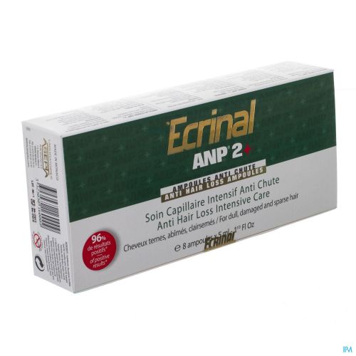 ECRINAL ANTI CHUTE AMPOULES CHEVEUX ANP2 8 X 5 ML Perte de cheveux