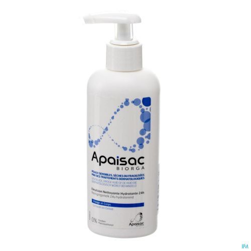 Apaisac Biorga Emuls Nettoyant Hydra. 24h Fl 200ml