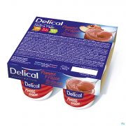 Delical Nutra Pote Appel Aardbei 4X125G - Detail 1