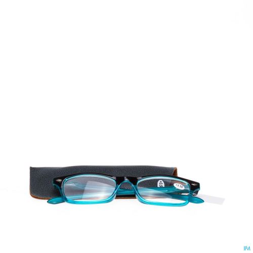 Lunettes De Lecture En Bois Bleu - Dioptrie +3.5 - Neuf Avec étiquettes, Monture Bleue