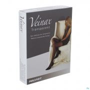 Veinax Kniekous Transparant 2 Lang Zwart Maat 2