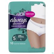 Always Discreet Incontinence Pants L Lage Taille10 - Product 1