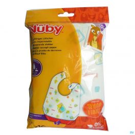 Nuby Wegwerp Slabbetjes - 10 stuks